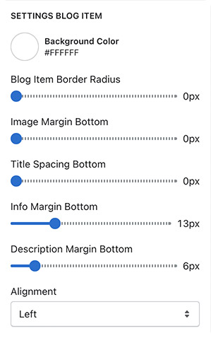 Customization Settings