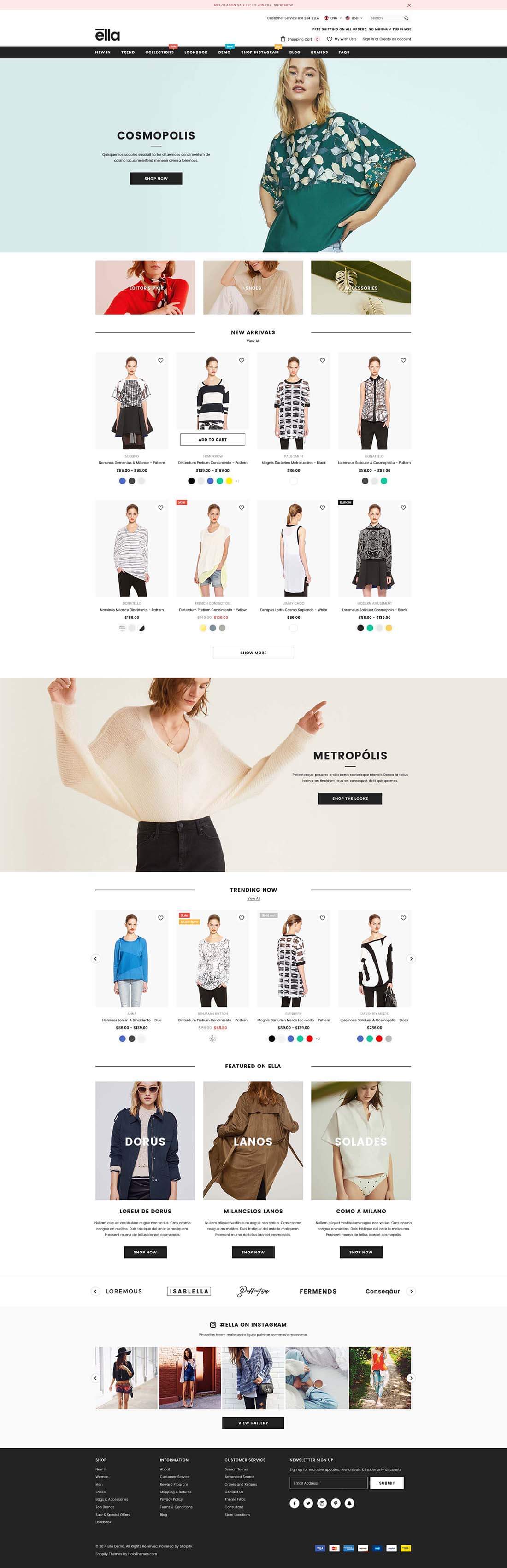 Ella - Multipurpose Shopify Theme - 1